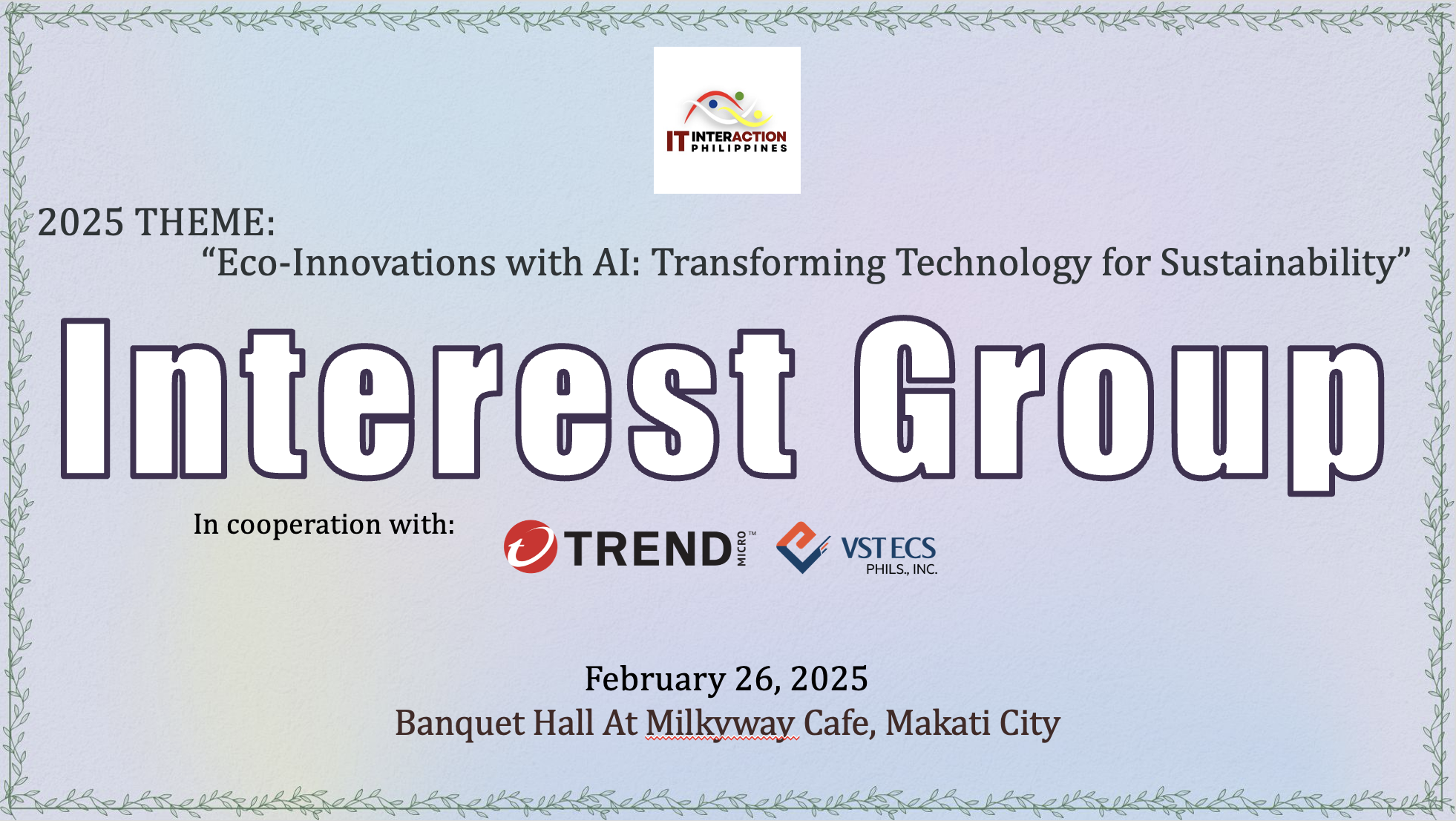 INTEREST GROUP - FEB 26